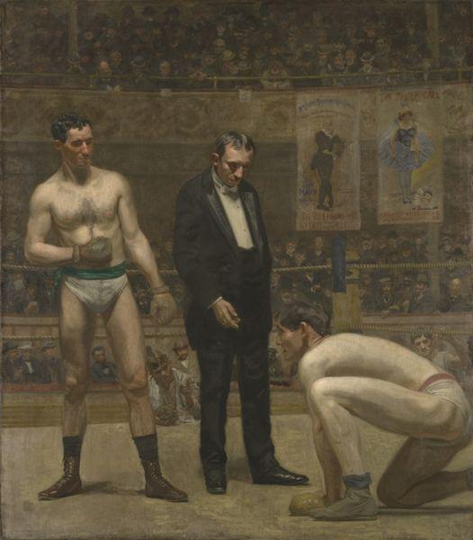 Thomas Eakins Taking the Count oil painting image